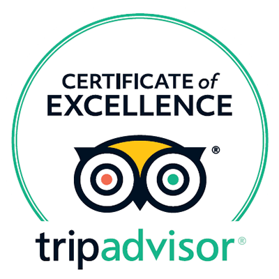 TripAdvisor – Certificate of Excellence – 2014-2019